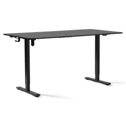 Nimara Damian hæve- og sænkebord skrivebord 160x80 cm i sort* Skriveborde