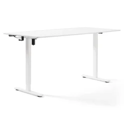 Nimara Damian hæve- og sænkebord skrivebord 160x80 cm i hvid* Skriveborde