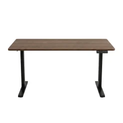 Nimara Damian hæve- og sænkebord skrivebord 115x60 cm i røget egefiner* Skriveborde