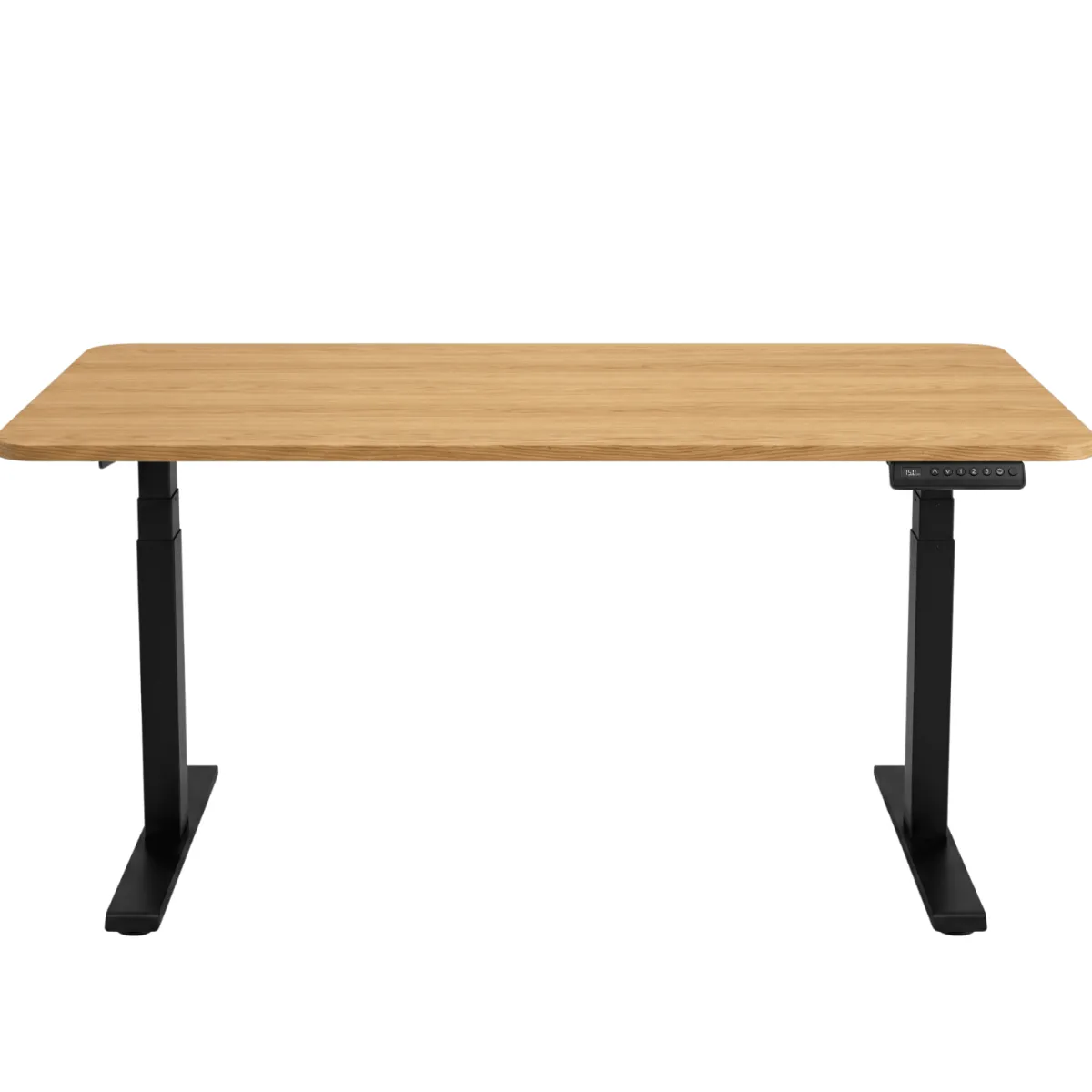 Nimara Damian hæve- og sænkebord skrivebord 160x80 cm i egefiner* Skriveborde