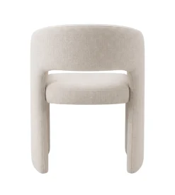 Nimara Daniella spisebordsstol med armlæn i beige* Spisebordsstole