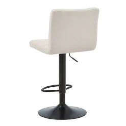 Nimara Diana - beige justerbar barstol med drejefunktion 360 grader* Spisebordsstole|Barstole