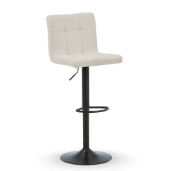Nimara Diana - beige justerbar barstol med drejefunktion 360 grader* Spisebordsstole|Barstole