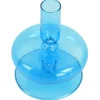 Nimara Elly glas lysestage blå 12 cm* Lysestager
