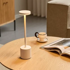 Nimara Elvis LED bordlampe hvid* Bordlamper