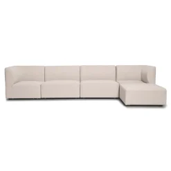 Nimara Emilia modulsofa i beige 4 moduler med højre- og venstrevendt chaiselong L: 328 X D: 158 X H: 72 cm* Sofaer
