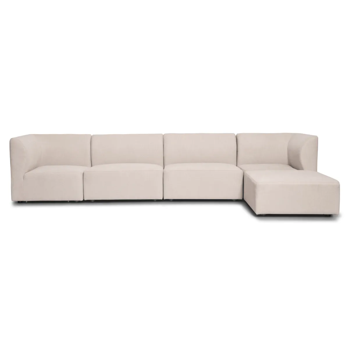 Nimara Emilia modulsofa i beige 4 moduler med højre- og venstrevendt chaiselong L: 328 X D: 158 X H: 72 cm* Sofaer