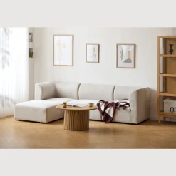 Nimara Emilia modulsofa i beige 4 moduler med højre- og venstrevendt chaiselong L: 328 X D: 158 X H: 72 cm* Sofaer