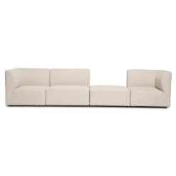 Nimara Emilia modulsofa i beige 3 moduler højre- og venstrevendt chaiselong L: 243 X D: 158 X H: 72 cm* Sofaer