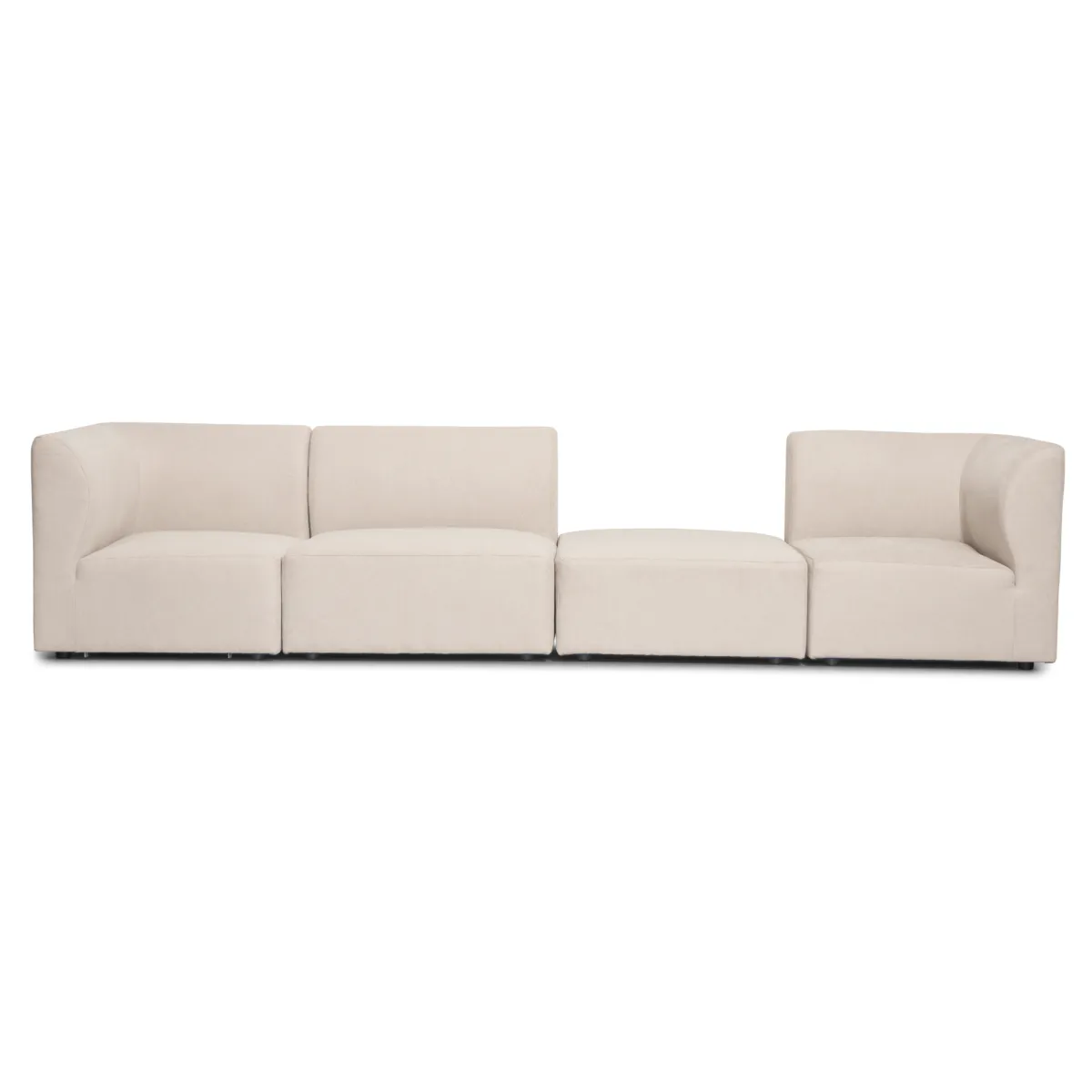 Nimara Emilia modulsofa i beige 3 moduler højre- og venstrevendt chaiselong L: 243 X D: 158 X H: 72 cm* Sofaer