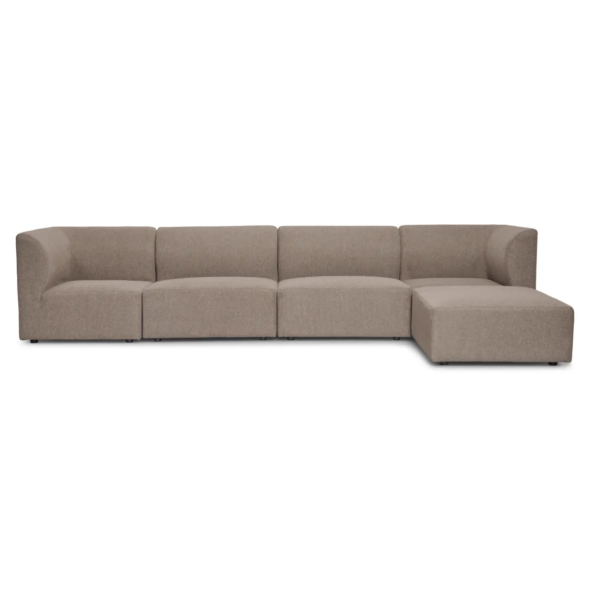 Nimara Emilia modulsofa i sand 4 moduler med højre- og venstrevendt chaiselong L: 328 X D: 158 X H: 72 cm* Sofaer