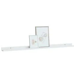 Nimara Emmie billedhylde hvid 115x7 cm* Hylder|Opbevaring Til Stuen