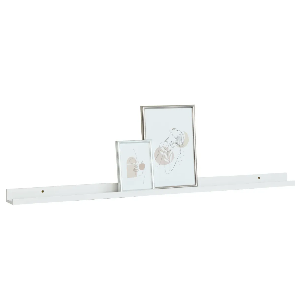 Nimara Emmie billedhylde hvid 115x7 cm* Hylder|Opbevaring Til Stuen