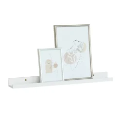 Nimara Emmie billedhylde hvid 60x7 cm* Hylder|Opbevaring Til Stuen