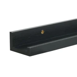 Nimara Emmie billedhylde sort 60x7 cm* Hylder|Opbevaring Til Stuen