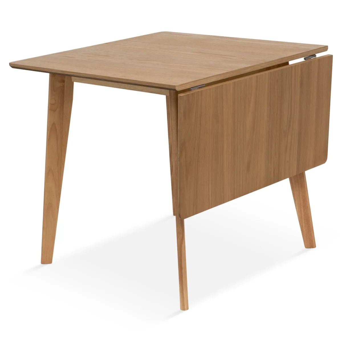 Nimara Ezra - Eg klap ud spisebord med tillægsplader i lakeret egefiner - 80/120 x 80 cm* Spiseborde