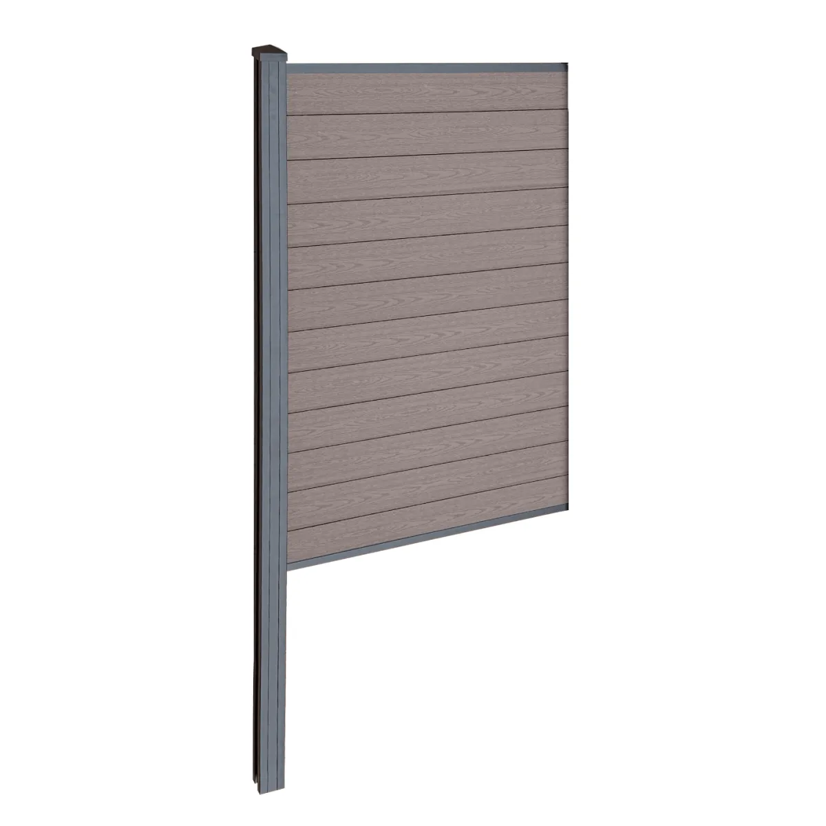 Nimara Finley komposithegn midtermodul - H: 180 x L: 95 cm - Brun* Komposithegn - H: 180 X L: 95 Cm|Alle Komposithegn