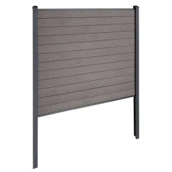 Nimara Finley komposithegn startmodul - H: 180 x L: 185 cm - Brun* Komposithegn - H: 180 X L: 185 Cm|Komposithegn - Brun