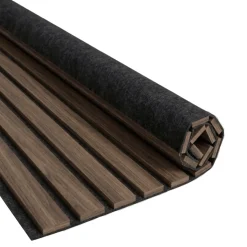 Nimara Fleksibel akustikpanel i røget egetræsfiner 2400x520x18 mm* Fleksible Akustikpaneler|Alle Akustikpaneler