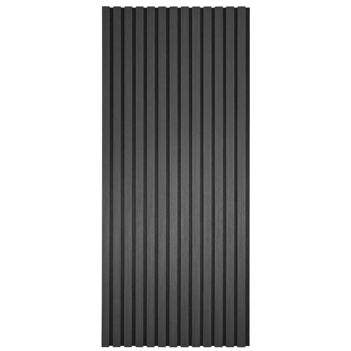 Nimara Fleksibel akustikpanel i sort egetræsfiner 1200x520x18 mm* Akustikpaneler I Sort|Akustikpaneler I Røget Eg