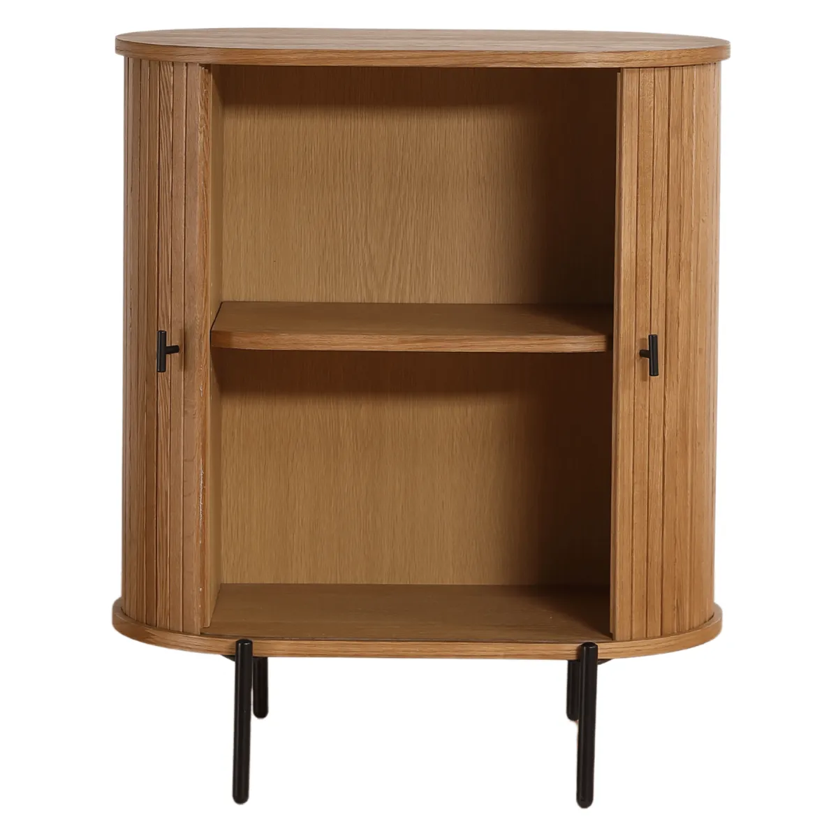 Nimara Florence jalousi skab med lameller i eg 70x40x85 cm* Kommoder & Skænke|Opbevaring Til Stuen
