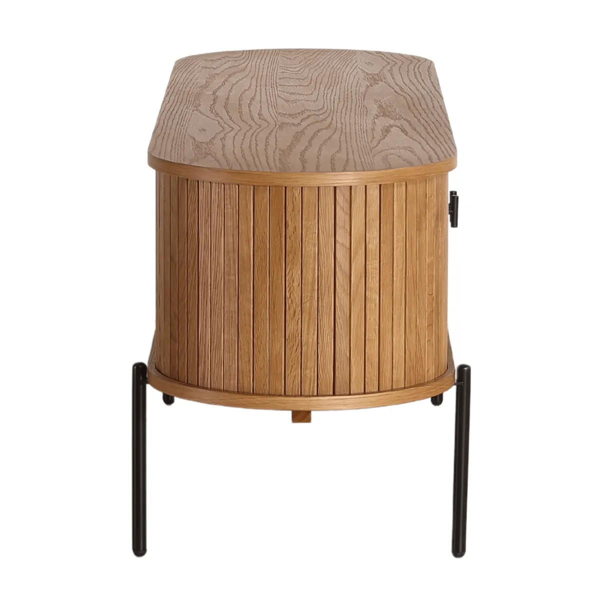 Nimara Florence jalousi tv-bord med lameller i eg 138x40x55 cm* Kommoder & Skænke|Tv Borde