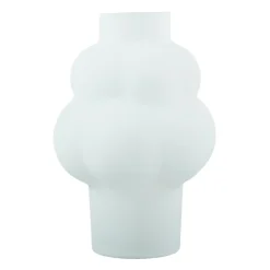 Nimara Foxy glas vase hvid 21 cm* Vaser
