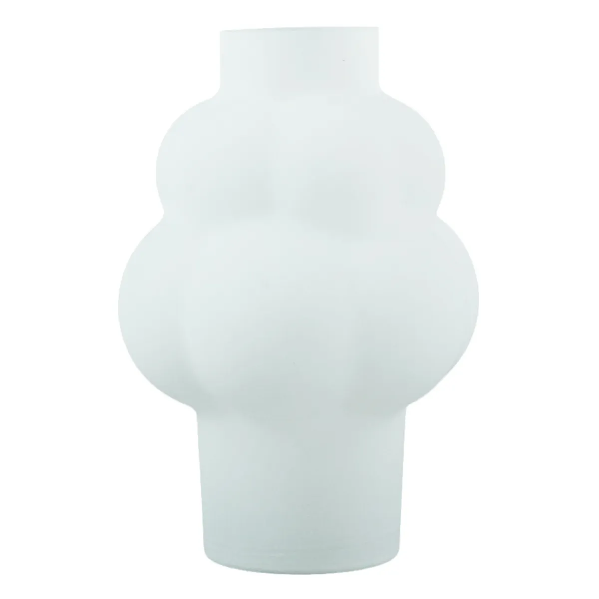 Nimara Foxy glas vase hvid 21 cm* Vaser
