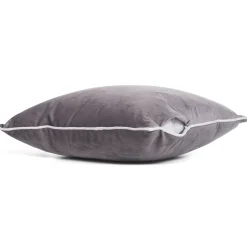 Nimara Gabi pyntepude - Grå velour 45x45 cm* Puder|Puder