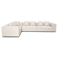 Nimara Hailey - Hjørnesofa modulsofa i beige med 4 moduler (Opstilling 1) L: 368 X D: 247 X H: 65 cm* Sofaer
