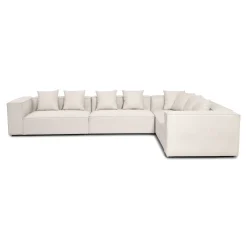 Nimara Hailey - Hjørnesofa modulsofa i beige med 4 moduler (Opstilling 2) L: 368 X D: 247 X H: 65 Cm* Sofaer