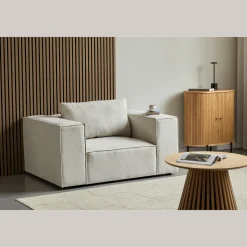Nimara Hailey lænestol i beige L: 136 X D: 100 X H: 64 Cm* Sofaer|Lænestole