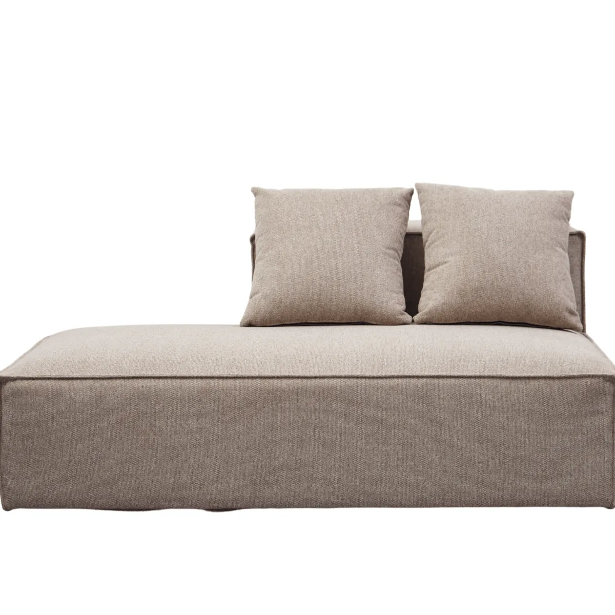 Nimara Hailey modul med halvt ryglæne venstrevendt i sand L:148 x D: 100 x H: 65 cm* Sofaer
