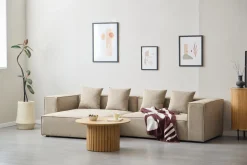 Nimara Hailey modul med halvt ryglæne højrevendt i sand L: 148 x D: 100 x H: 65 cm* Sofaer