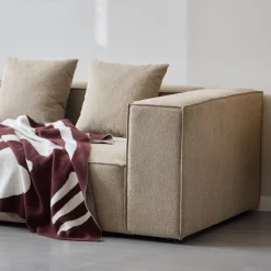 Nimara Hailey - U-sofa modulsofa i sand med 4 moduler - Venstrevendt chaiselong L: 368 X D: 247 X H: 65 cm* Sofaer