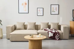 Nimara Hailey - Venstrevendt chaiselong modulsofa i sand med 3 moduler L: 415 X D: 148 X H: 65 cm* Sofaer
