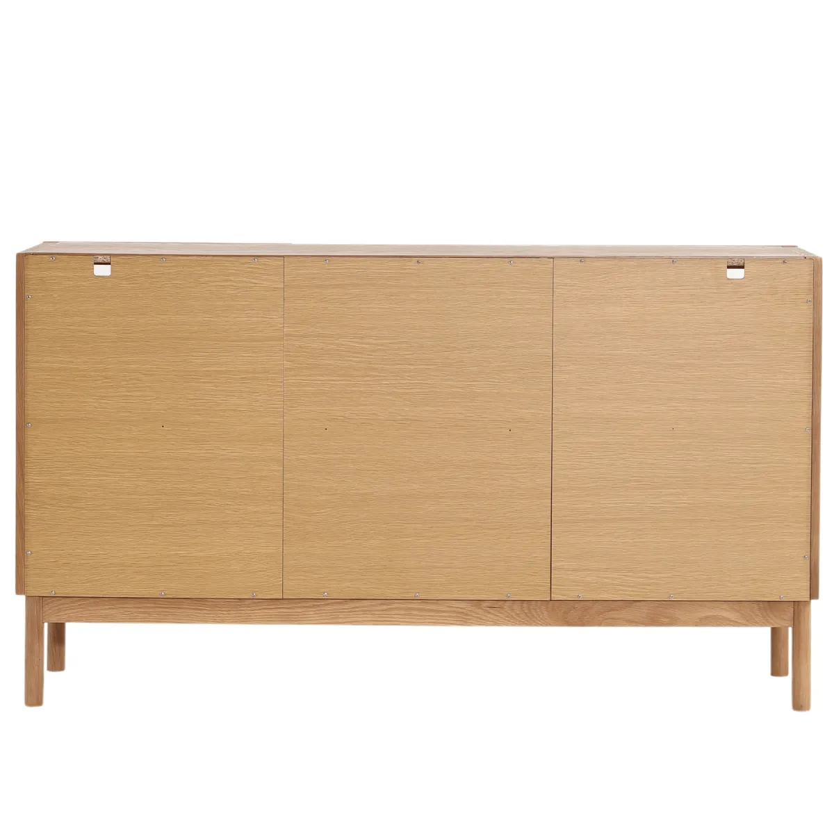 Nimara Havana egetræ glas skænk/vitrineskab med 3 låger - 80x40x140 cm* Vitrineskabe|Kommoder & Skænke