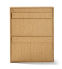 Nimara Havana væghængt vitrineskab i eg 100x80x35 cm* Vitrineskabe|Vitrineskabe