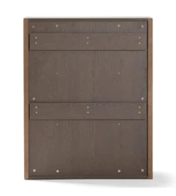 Nimara Havana væghængt vitrineskab i røget eg 100x80x35 cm* Vitrineskabe|Vitrineskabe