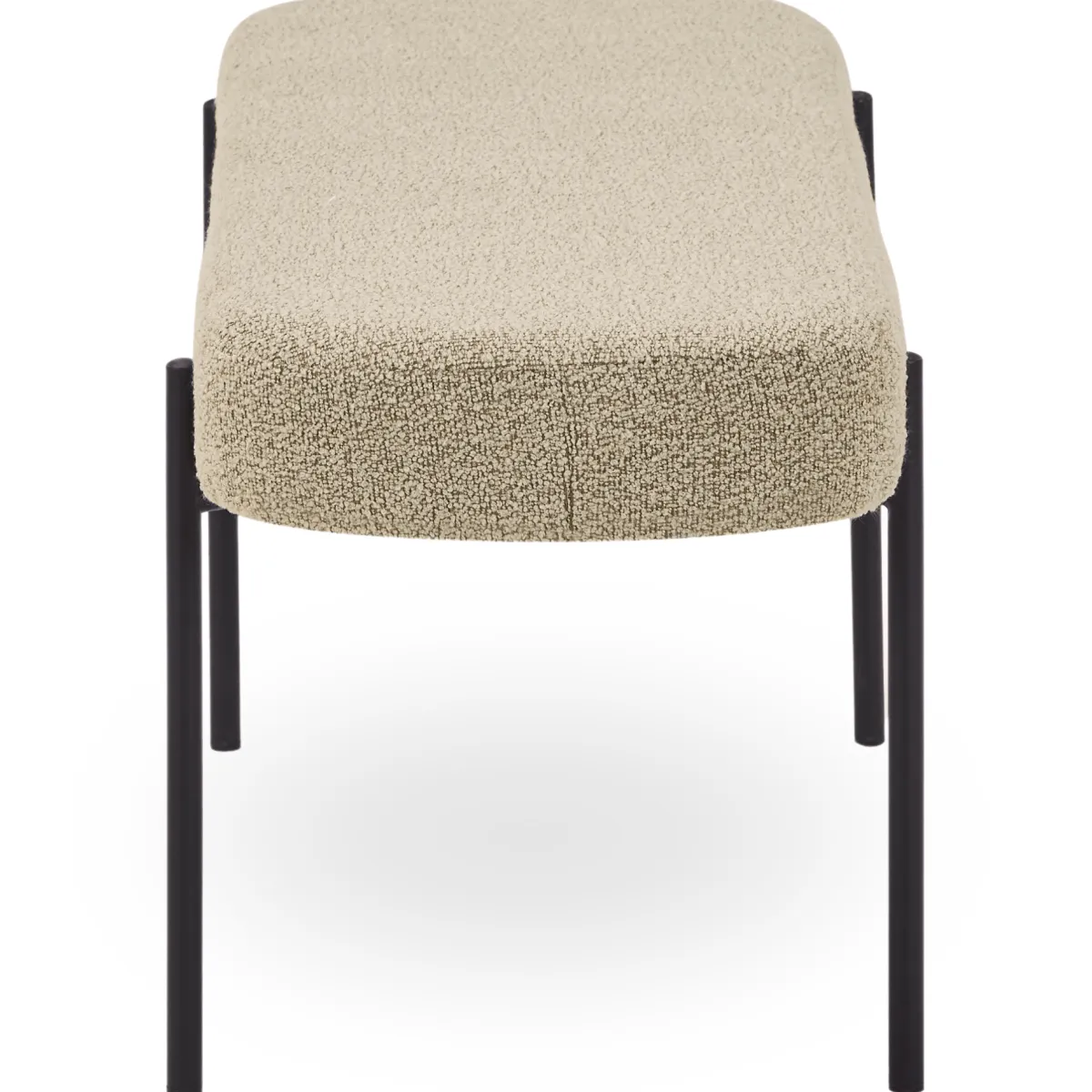 Nimara Helena bænk i beige boucle 100x36x43 cm* Bænke|Bænke