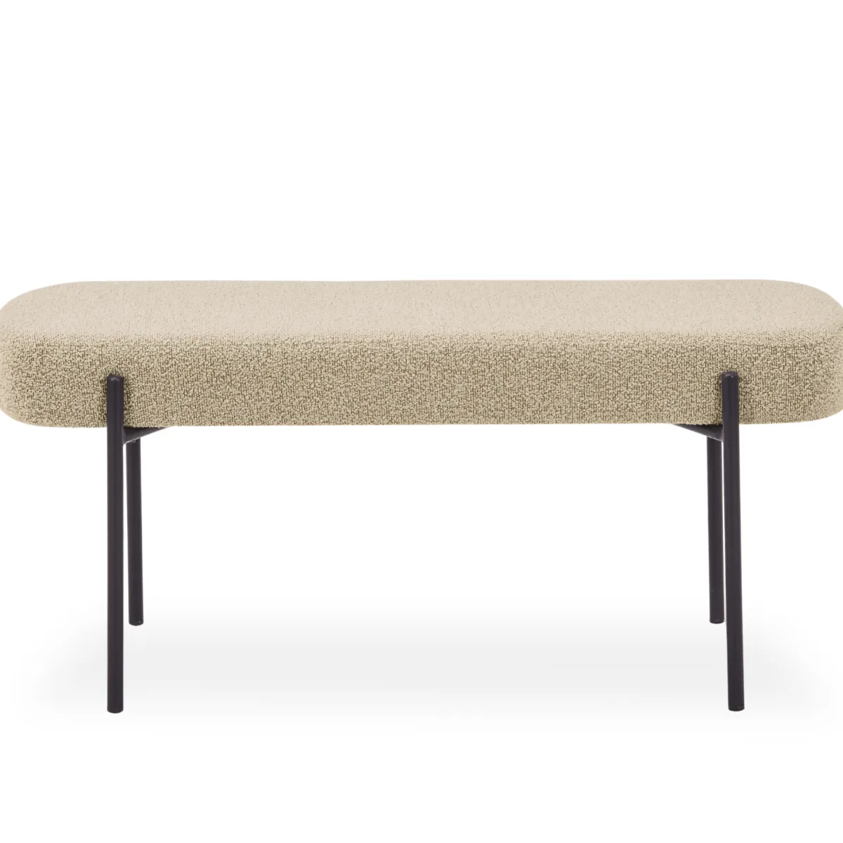 Nimara Helena bænk i beige boucle 100x36x43 cm* Bænke|Bænke