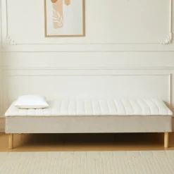 Nimara Henry hvid topmadras i PU-skum 90x200x4 cm* Alle Madrasser|Topmadrasser