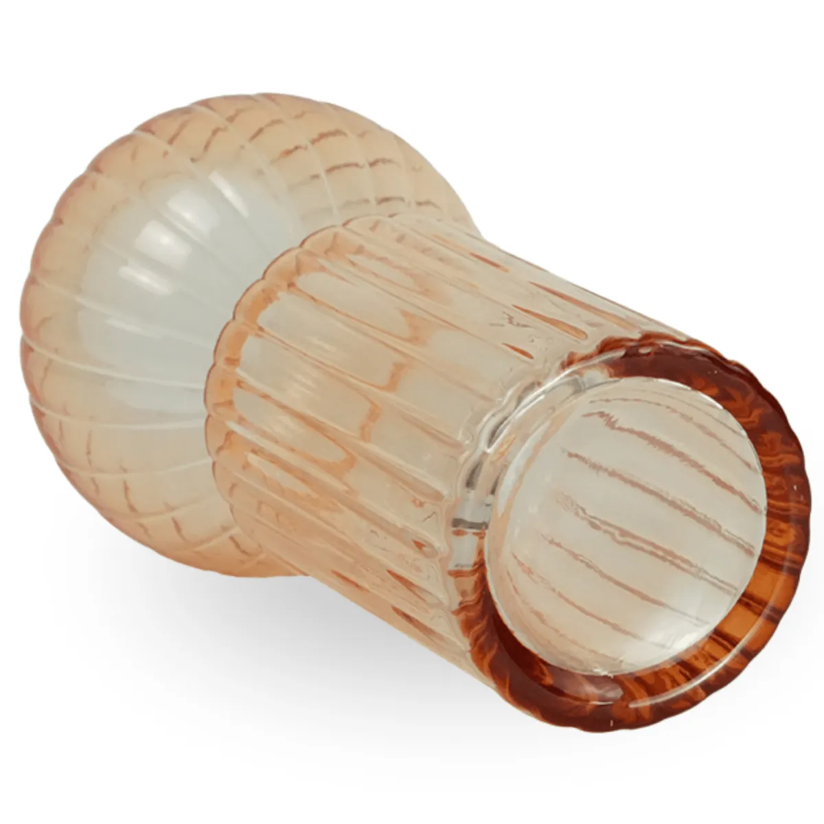Nimara Hera glasvase ravfarvet 23 cm* Vaser
