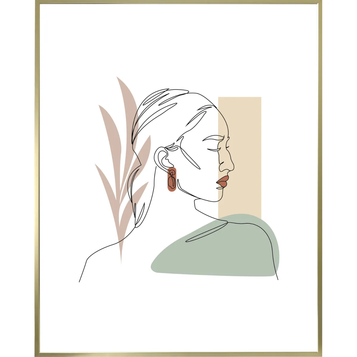 Nimara Ibi billedramme 40x50 cm guld* Billedrammer
