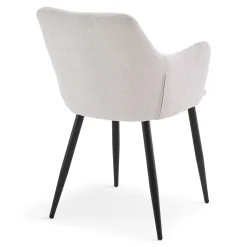 Nimara Isabella - spisebordsstol beige tekstil* Spisebordsstole