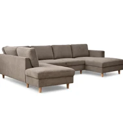 Nimara Jennifer højrevendt u-sofa i sand med chaiselong - L: 300 x D: 208 x H: 82 cm* Sofaer