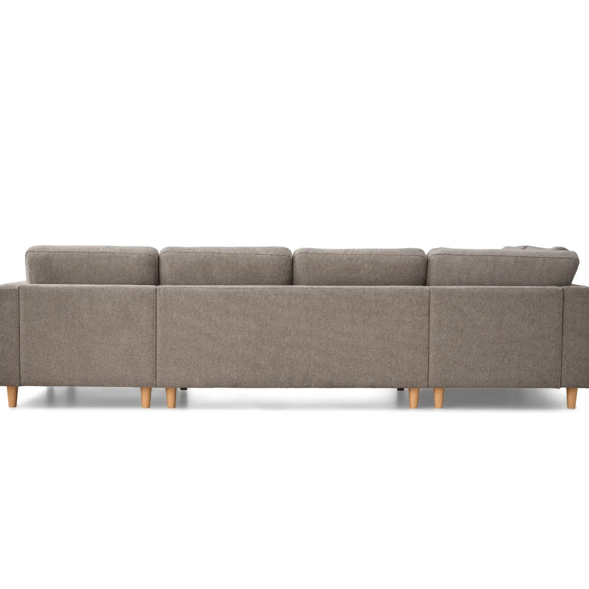Nimara Jennifer højrevendt u-sofa i sand med chaiselong - L: 300 x D: 208 x H: 82 cm* Sofaer