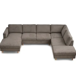Nimara Jennifer venstrevendt u-sofa i sand med chaiselong - L: 300 x D: 208 x H: 82 cm* Sofaer