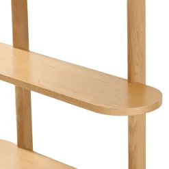Nimara Juliet væghylde i eg med 5 hylder H:140 x D:22 x B:130 cm* Reoler|Opbevaring Til Stuen