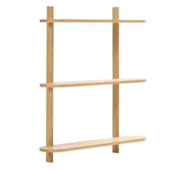 Nimara Juliet væghylde i eg med 3 hylder H:100 x D:22 x B:90 cm* Reoler|Opbevaring Til Stuen